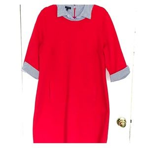 $119⬇️👗Talbots xl brand new dress red pockets ❤️